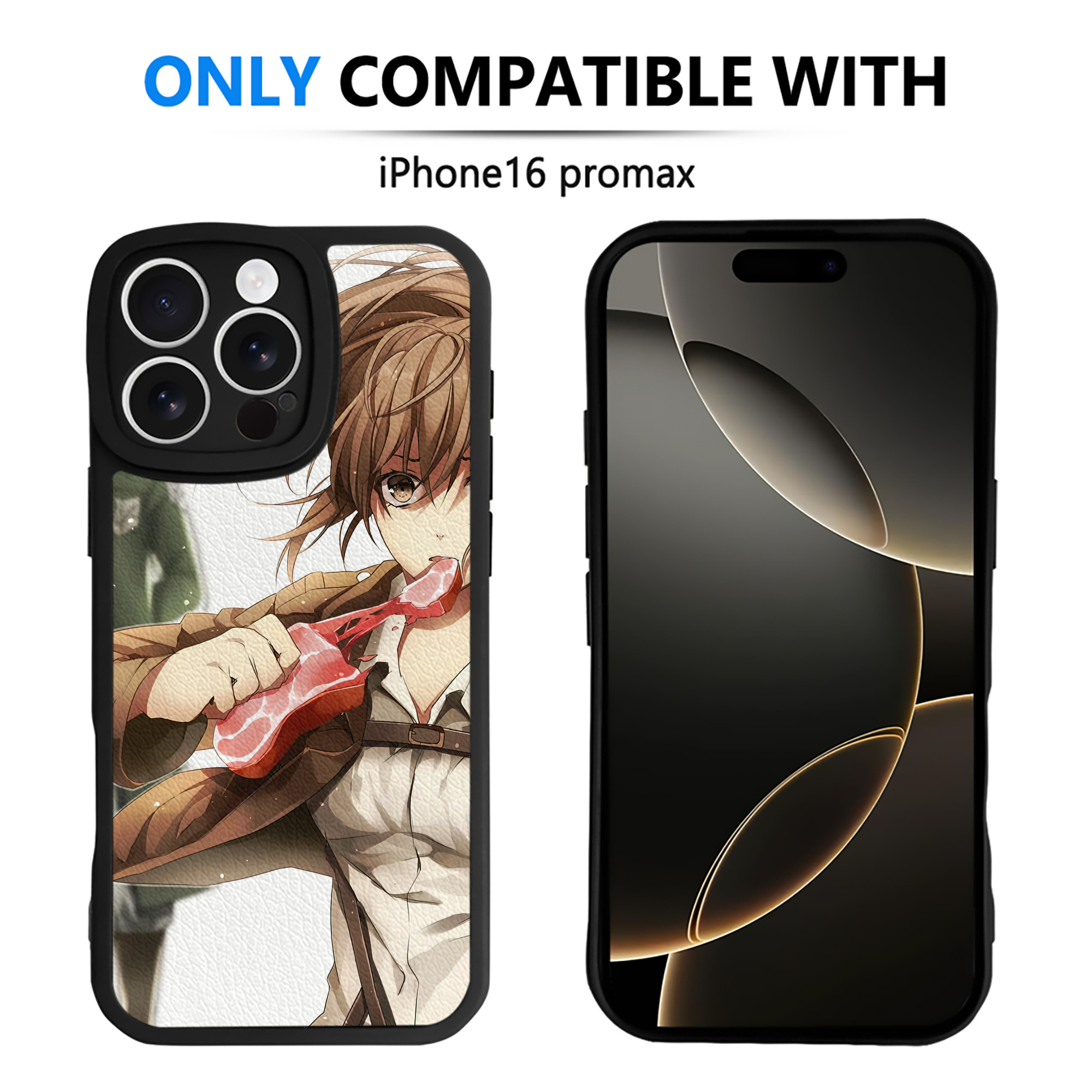 （画像用） 進撃の巨人 Attack on Titan 【iPhone 16シリーズ対応】シリコンスマホケース（レザー調） 材質：シリコン